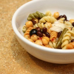 3 bean pasta salad