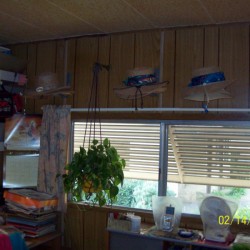 Homemade Hat Rack