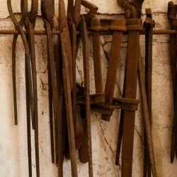 rusty tools