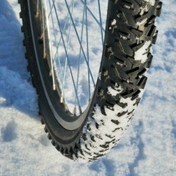 Riding a Bike in the Winter