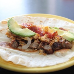 Sausage Breakfast Burrito