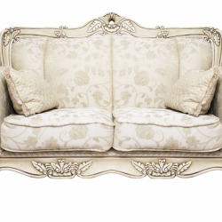 Old couch that smells like mothballs.