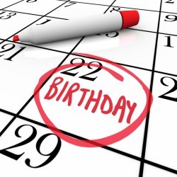 Birthday Reminder on Calendar