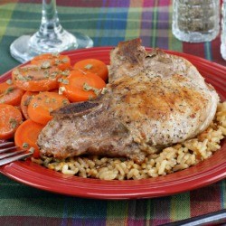 Pork Chops and Rice
