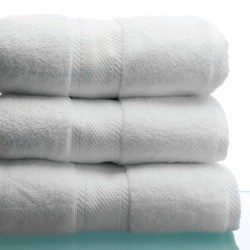 Fluffy white towels.