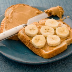 Peanut Butter and Banana Sandwich