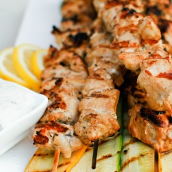 grilled chicken skewers