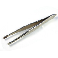 Metal tweezers.
