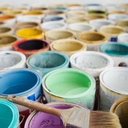 cans of paint