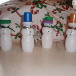 Finished snowmen.