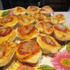 Puffers on a plate.