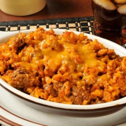 Ground Beef and Rice Casserole