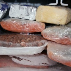 Meat in Freezer