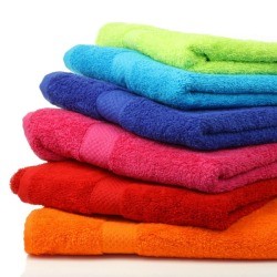 Stack of Colorful Towels