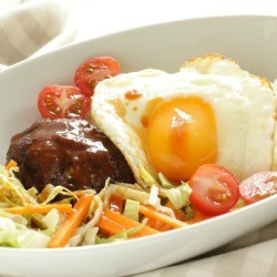 Hawaiian Food Locomoco Rice