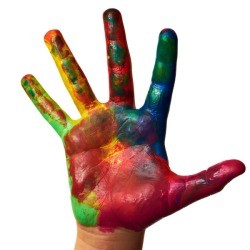 Paint on Hands
