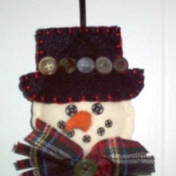 Snowwoman ornament.