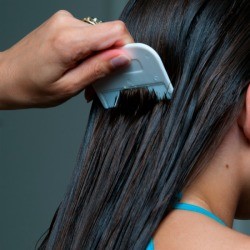 Mother Nits out of Her Daughters Hair