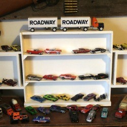 Repurposing Desk Drawers into Display Shelf