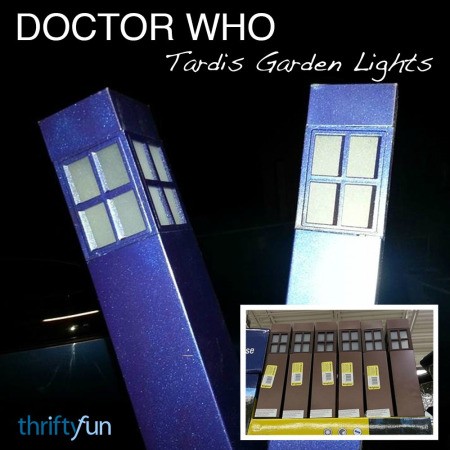 tardis garden lights