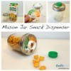 mason jar snack dispenser