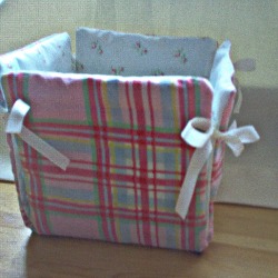 Fabric Covered Storage Box