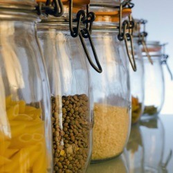 Clear Glass Canisters