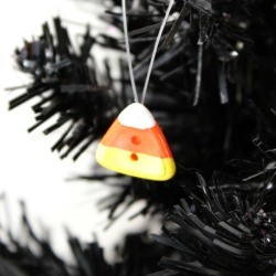 Button Candy Corn Ornament
