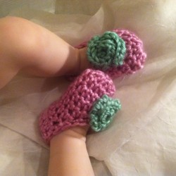 finished booties