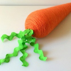 Yarn Wrapped Carrot
