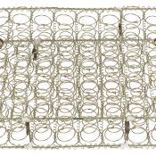 uncovered box spring mattress