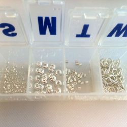 Pill Organizer for Beads and Findings - beads in pill organizer