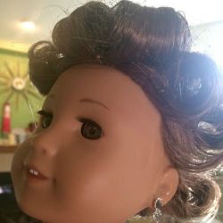 Pin Curling an American Girl Doll's Hair