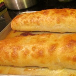 baked rolled calzone
