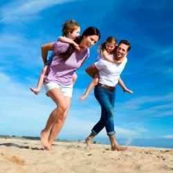 Family at the Beach