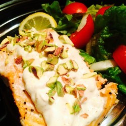 finished salmon