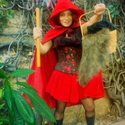woman in costume