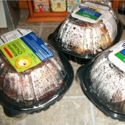 Three rotisserie chickens from the supermarket.