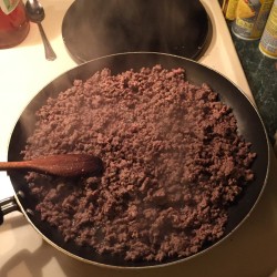 Easily Remove Grease from Ground Beef