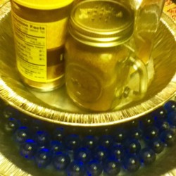 DIY Lazy Susan with Marbles