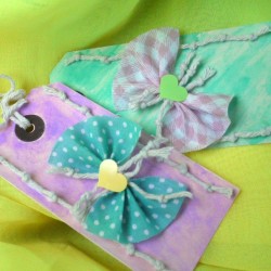 Shabby Chic Gift Tag - two gift tags