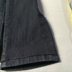 hemmed jeans