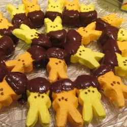 Easter Chocolate Dipped Peeps