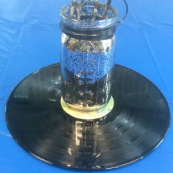 Record Table Centerpiece