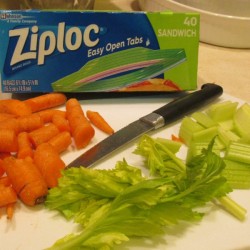 Cutting up Veggies to Save