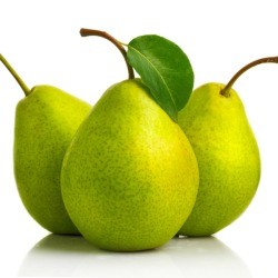 Three green pairs against a white background