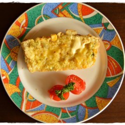 Corn and Sweet Basil Savory Bread