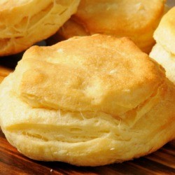Biscuit on a wooden surface