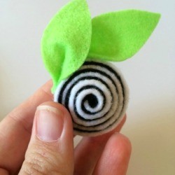 Felt Strip Flowers