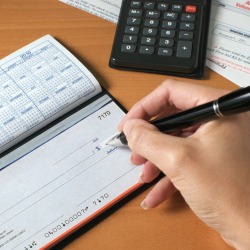 Writing a check